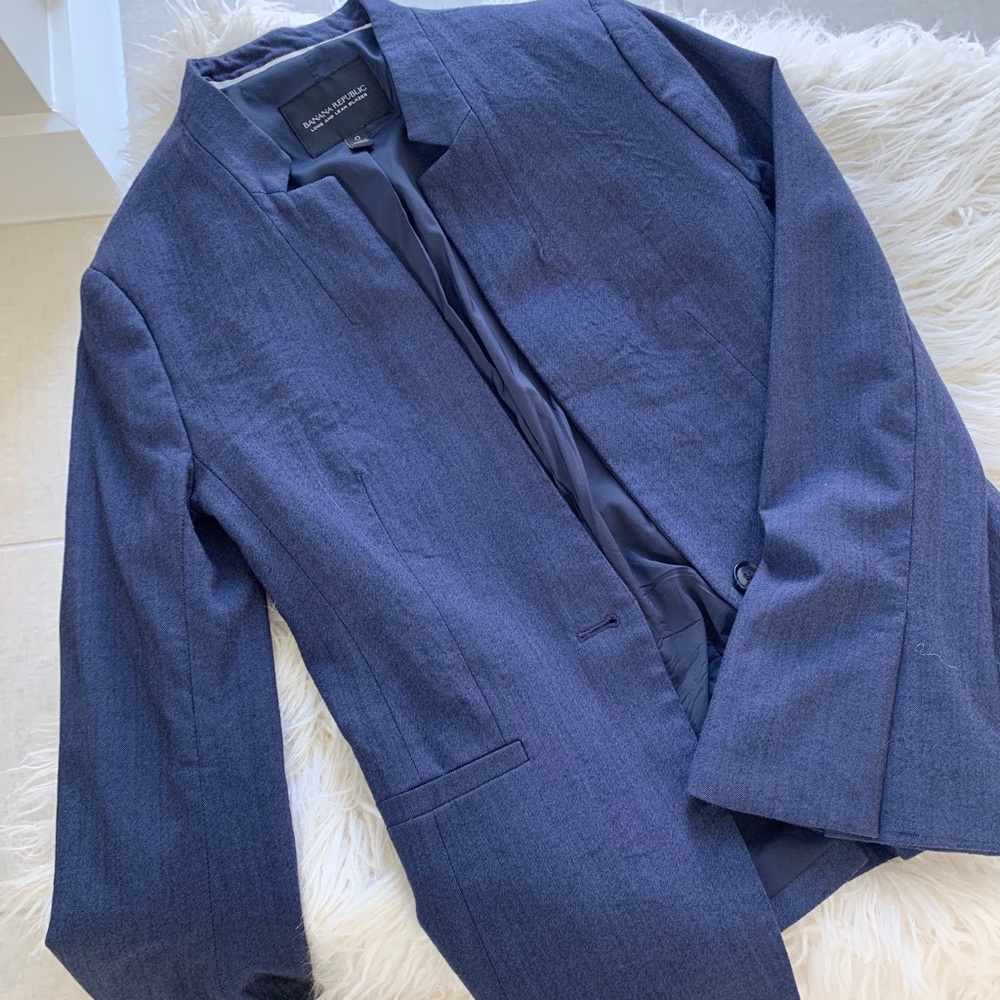 Blue banana republic blazer